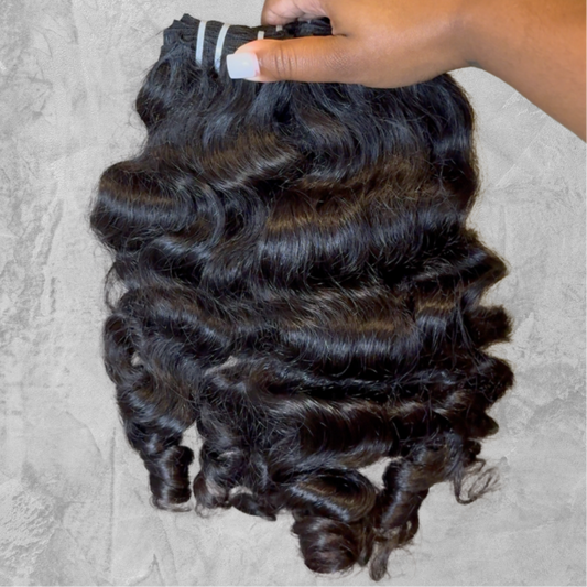 RAW INDIAN CURLY SINGLE BUNDLES